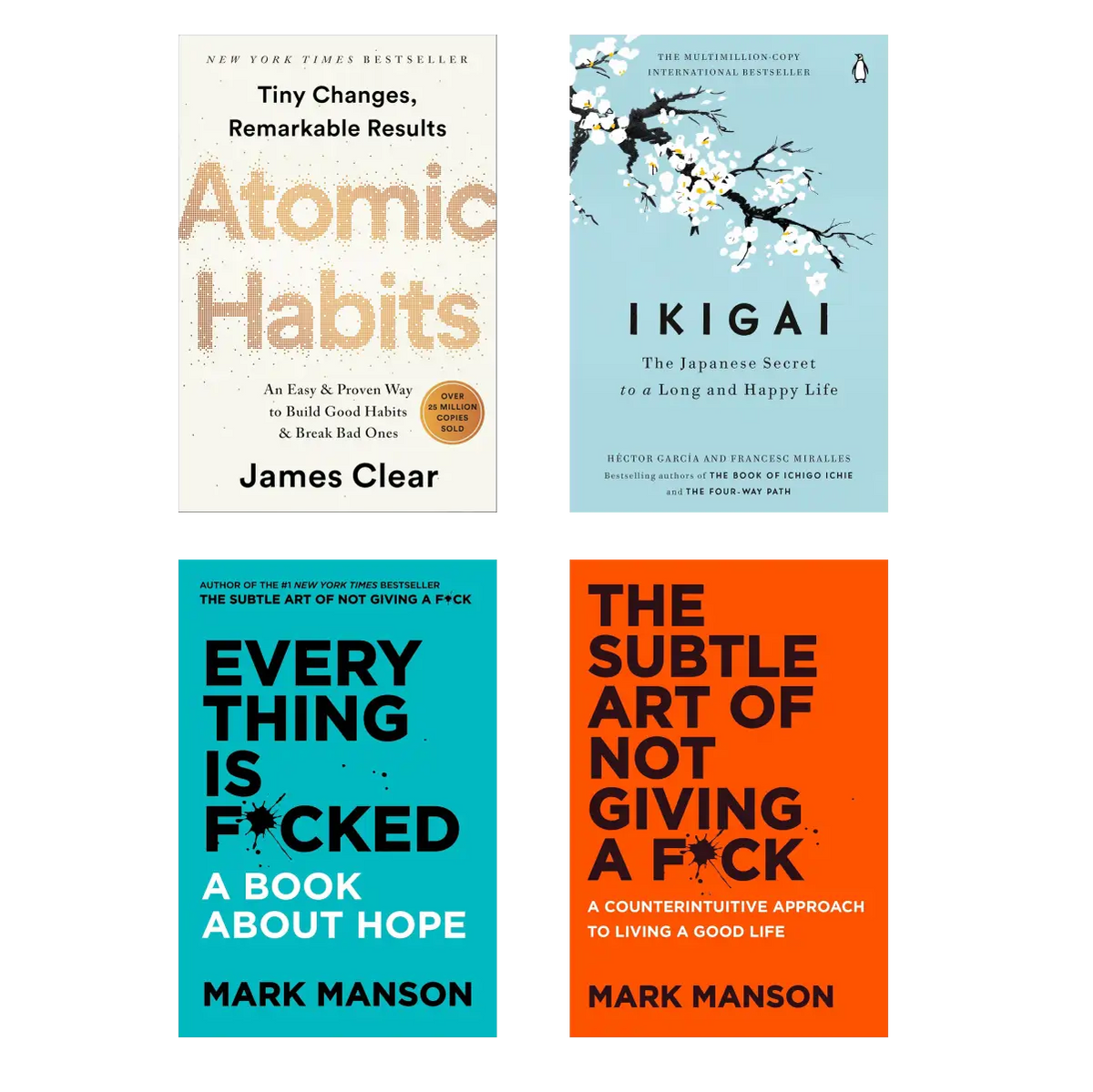 Life Upgrade Collection: Four Bestsellers on Habits, Money, Mindset and Meaning - Paperback Set
