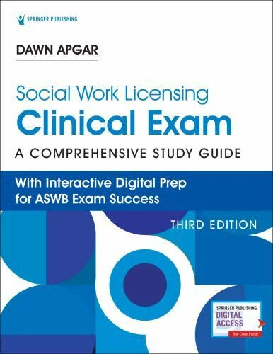 Social Work Licensing Clinical Exam Guide, 3rd Edition: Study Guide for the ASWB Clinical Exam