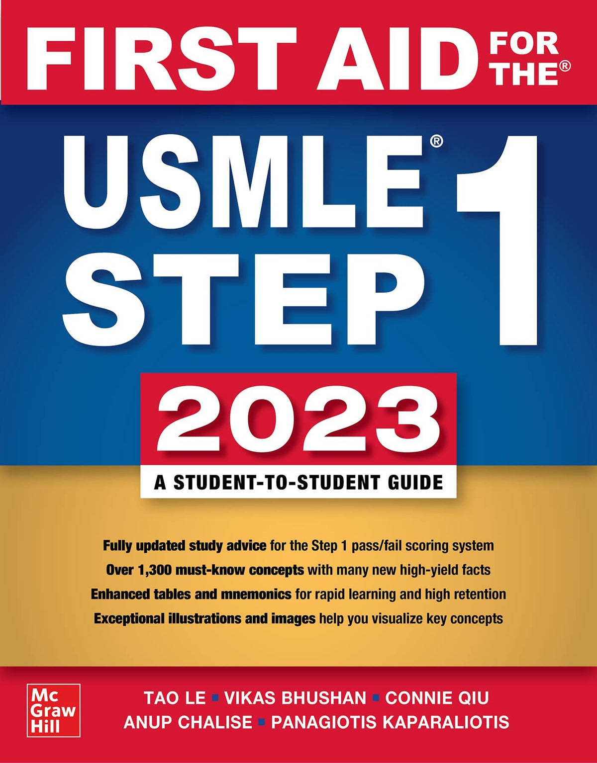 First Aid for the USMLE Step 1 2023, Thirty-Third Edition, Paperback