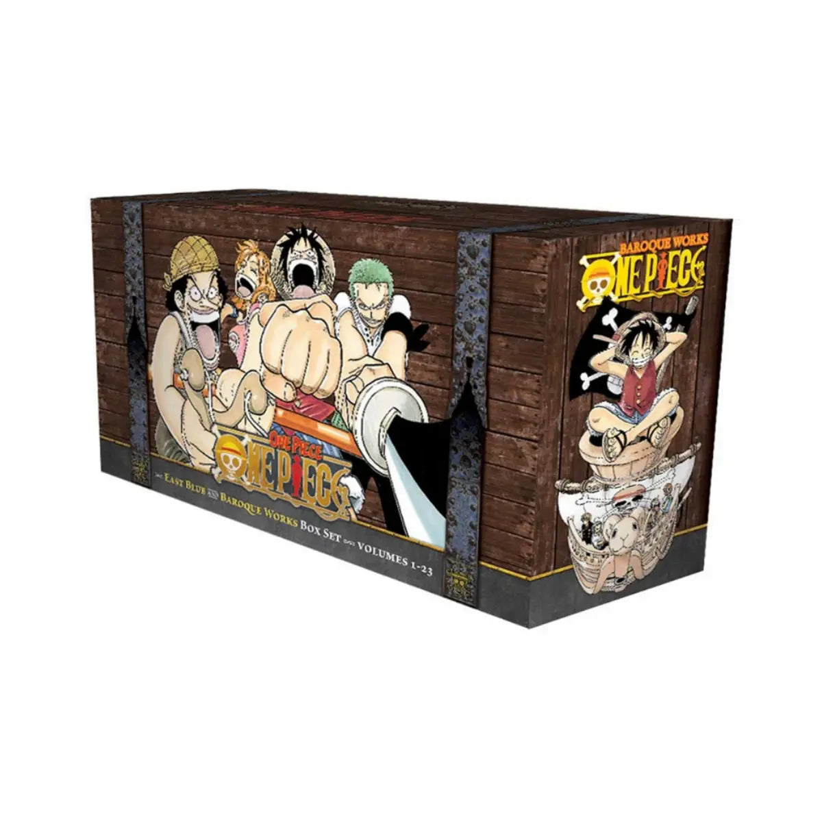 One Piece Box Set 1: East Blue and Baroque Works, Volumes 1 to 23 by Eiichiro Oda - Paperback