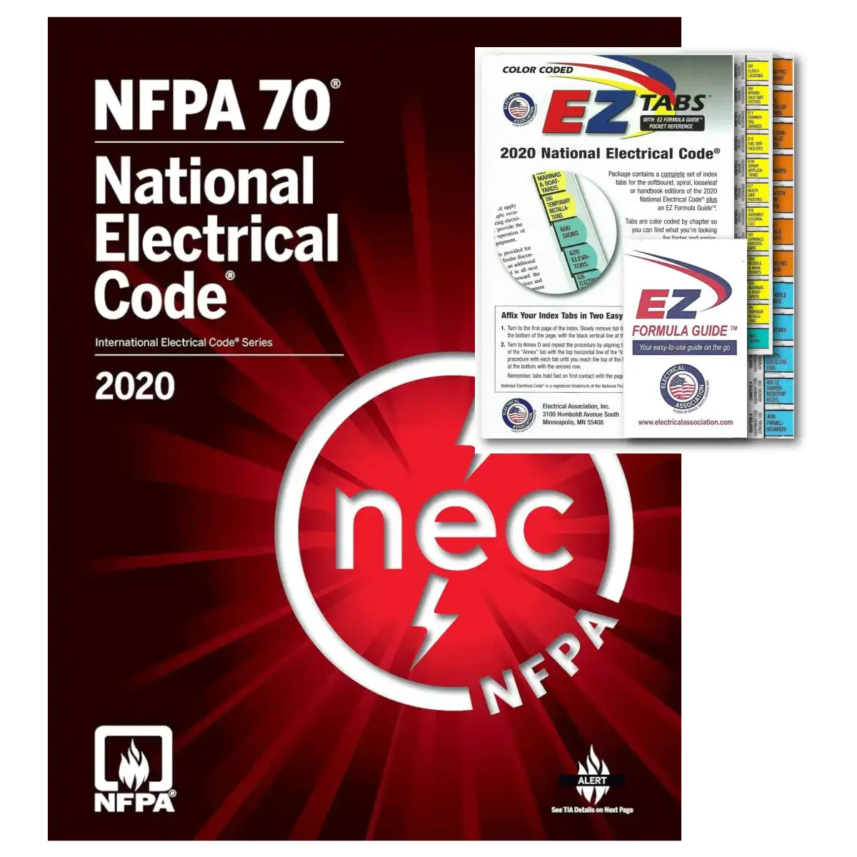 NFPA 70 National Electrical Code 2020 Softcover with EZ Tabs