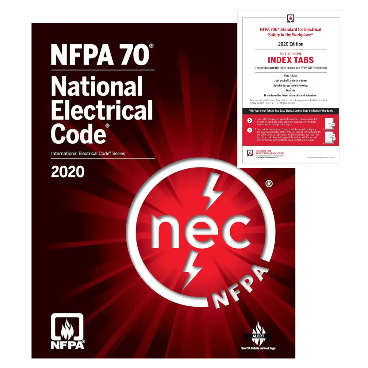 NFPA 70 National Electrical Code, 2020 Edition with Index Tabs - Paperback