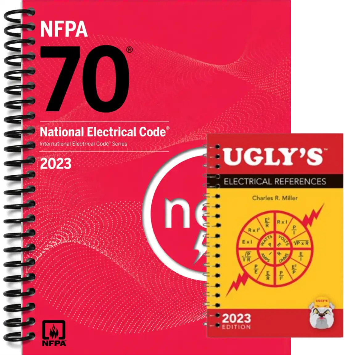 NEC 2023 Spiral Bound with Ugly's Electrical References 2023 - Electrician Code and Field Guide Combo