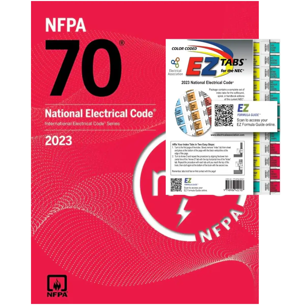 NFPA 70, National Electrical Code 2023 Edition with EZ Tabs - Paperback