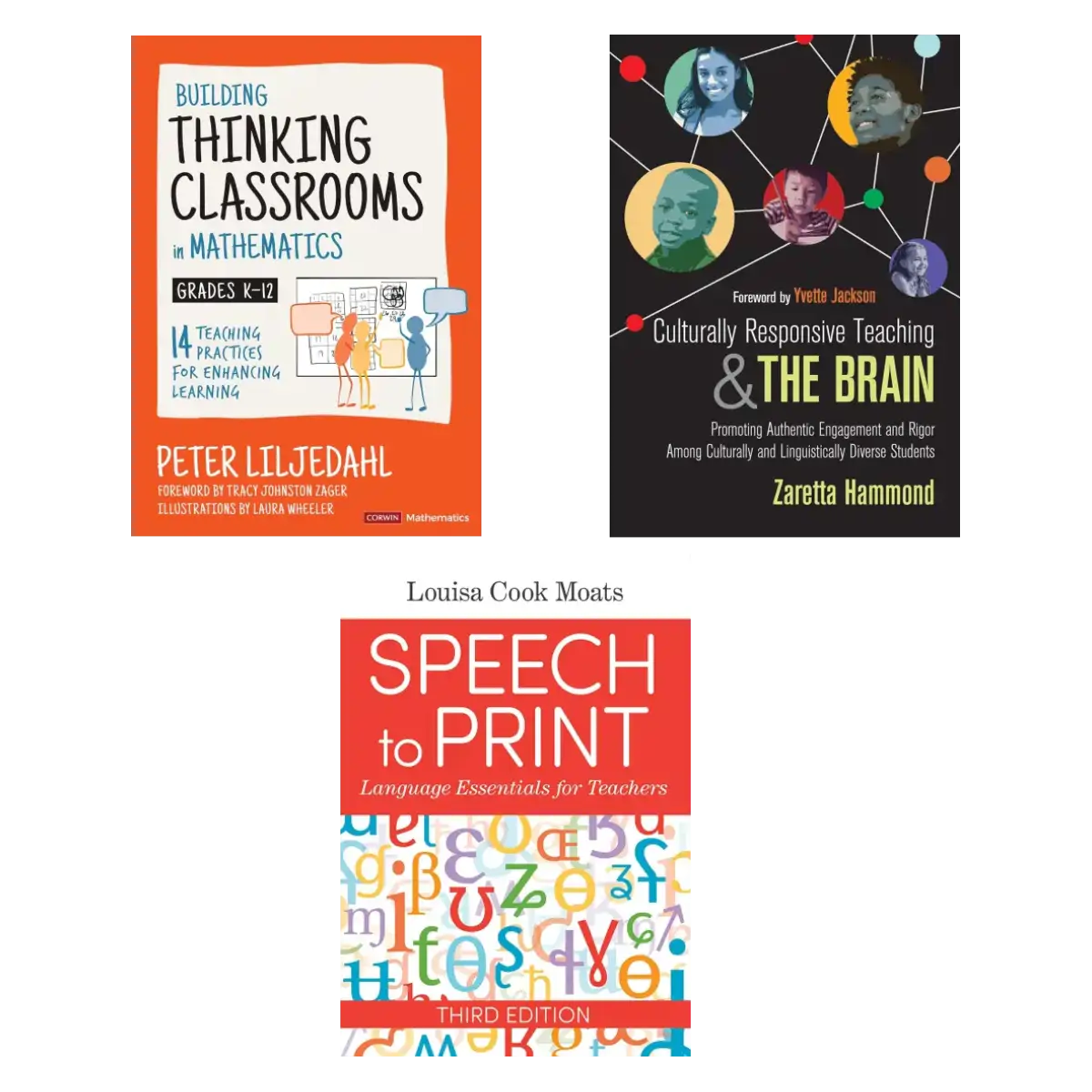 Educator Collection: Equity, Thinking and Literacy - 3-Book Professional Development Set