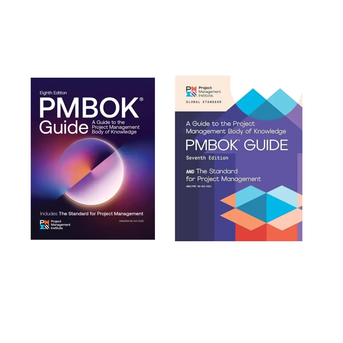 PMBOK Guide Seventh and Eighth Editions Combo with The Standard for Project Management - Paperback