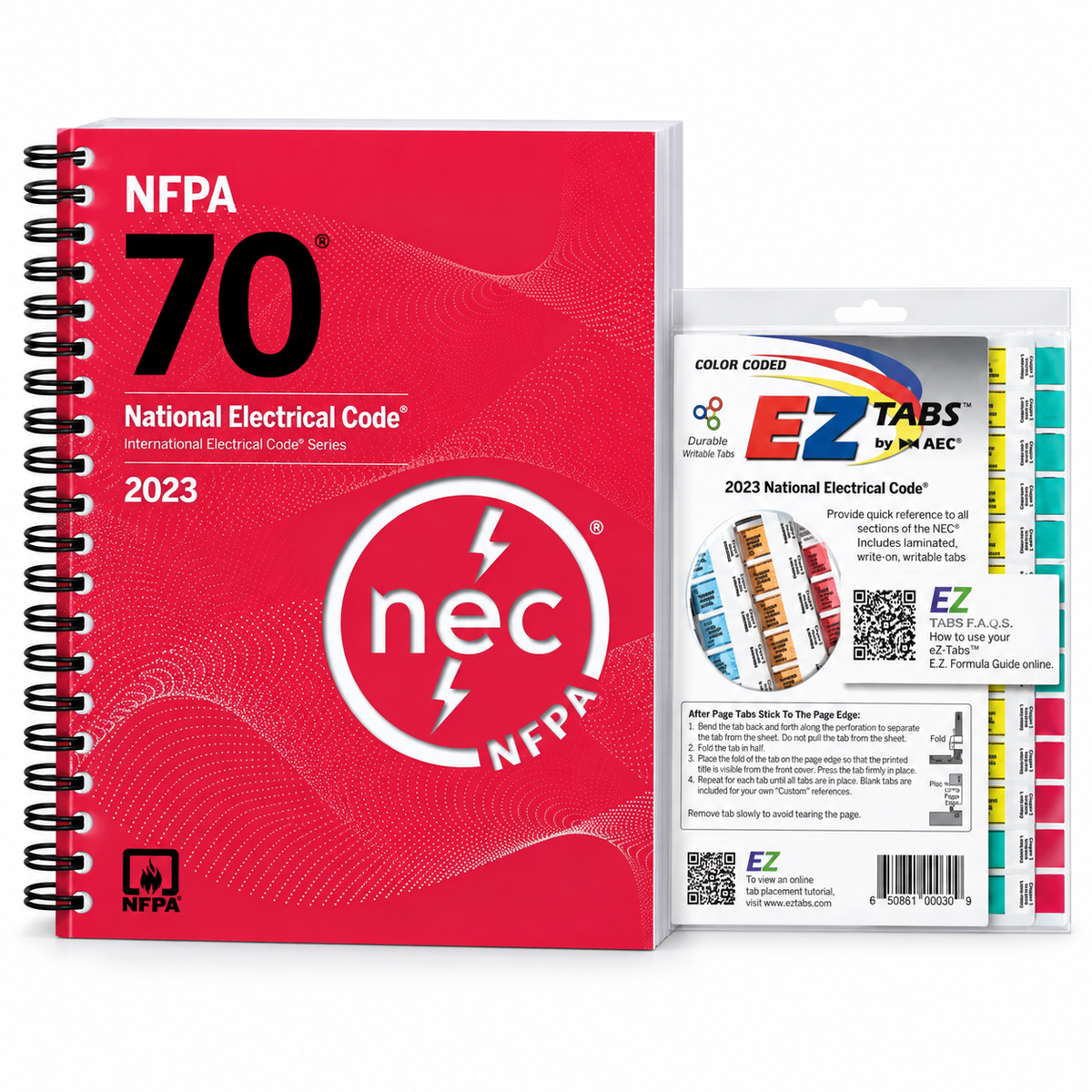 NEC 2023 Spiral Bound with Loose Color-Coded EZ Tabs
