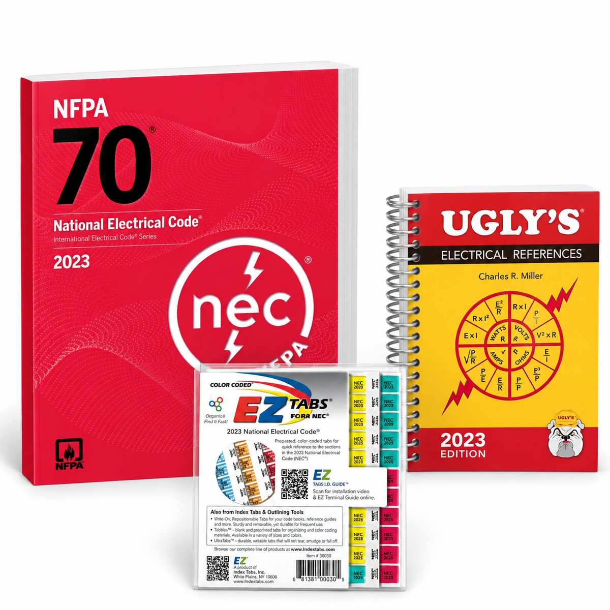 NEC 2023 Paperback with EZ Tabs & Ugly’s 2023