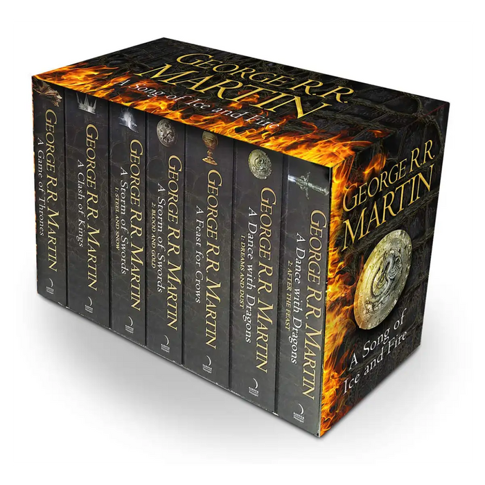 A Song of Ice and Fire Box Set – George R.R. Martin Complete 5-Book Collection (Game of Thrones Series) book cover