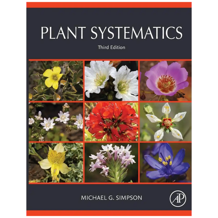 Plant Systematics, Third Edition by Michael G. Simpson | Comprehensive Botany Textbook - Paperback book cover