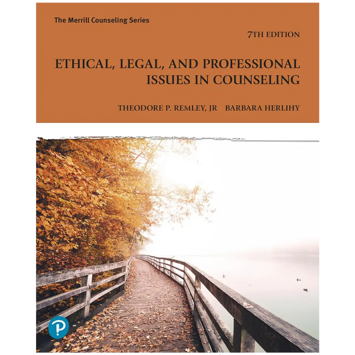 Ethical, Legal, and Professional Issues in Counseling (Merrill Counseling) 7th Edition - PB book cover
