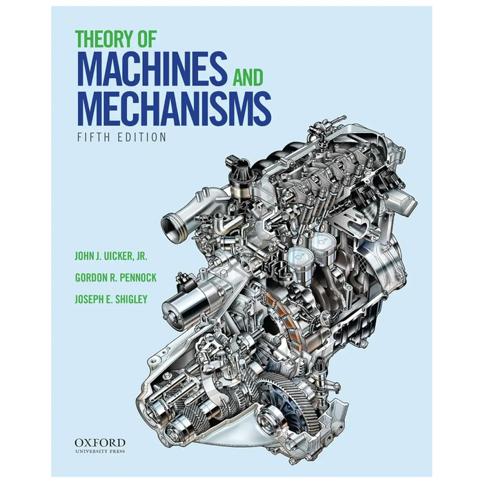 Theory of Machines and Mechanisms 5th Edition - HB book cover