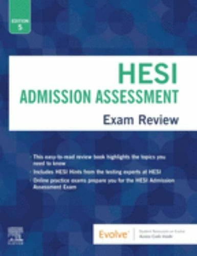 HESI Admission Assessment Exam Review, 5th Edition