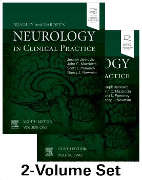 Bradley and Daroff's Neurology in Clinical Practice, 8th Edition two-volume hardcover set cover