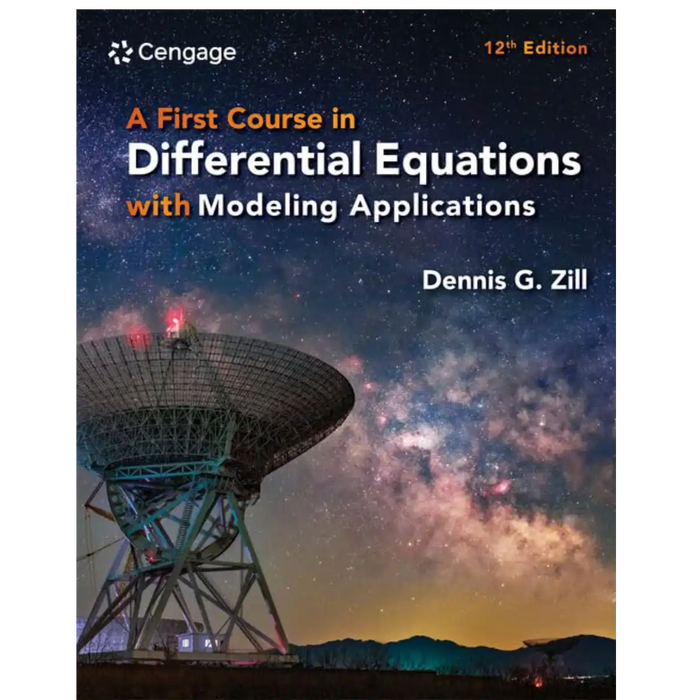 A First Course in Differential Equations with Modeling Applications 12th Edition - HB book cover