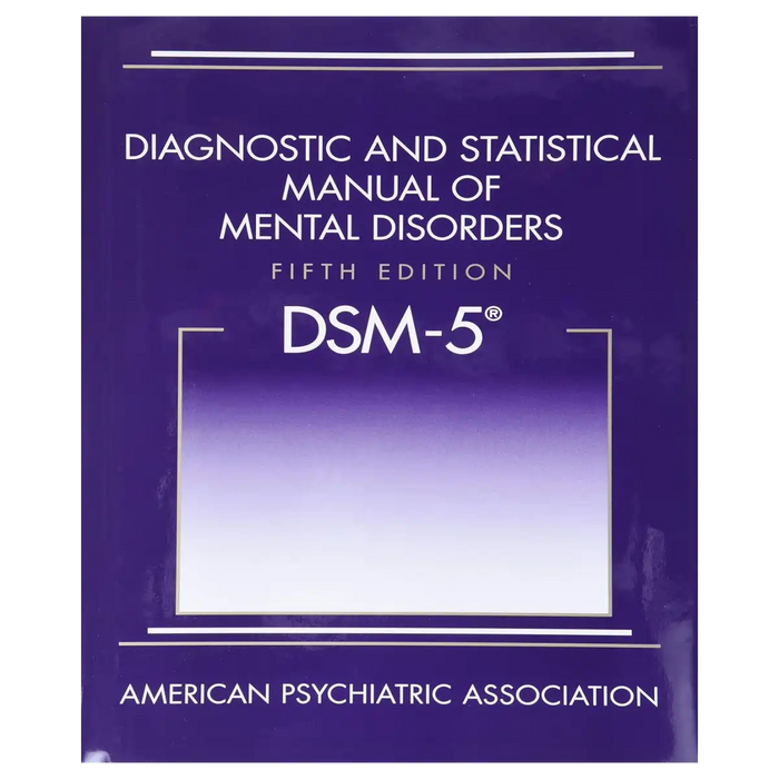Diagnostic and Statistical Manual of Mental Disorders 5th Edition (DSM-5) – Paperback book cover