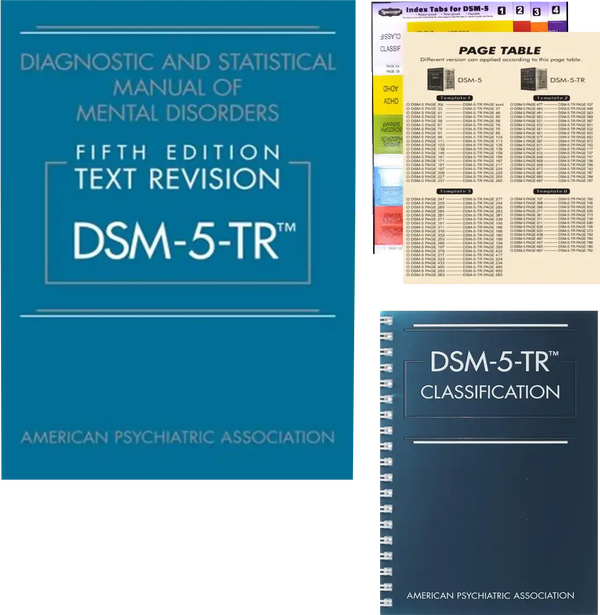 DSM-5-TR Manual, Spiral Classification & Page Tabs Set product image