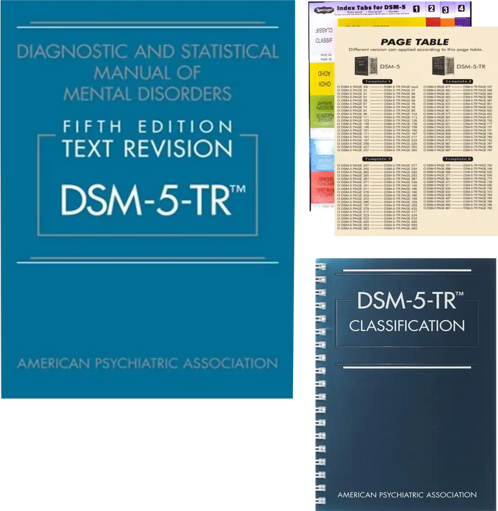 DSM-5-TR Manual, Spiral Classification & Page Tabs Set product image