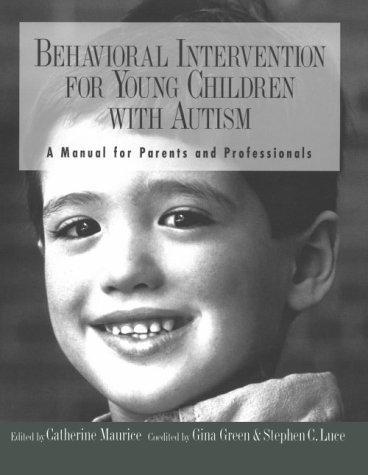Behavioral Intervention for Young Children with Autism, 1st Edition - Paperback cover