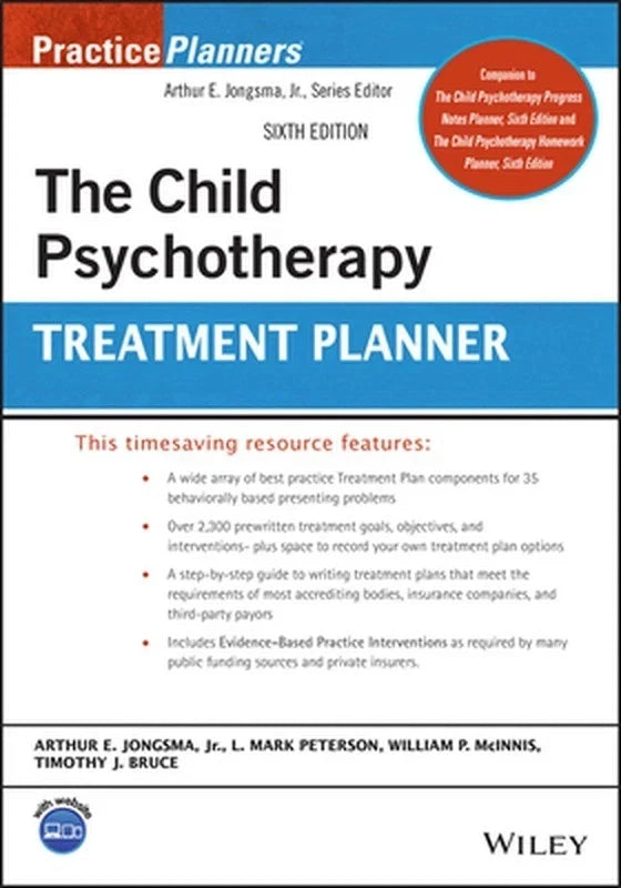 The Child Psychotherapy Treatment Planner, 6th Edition - PracticePlanners