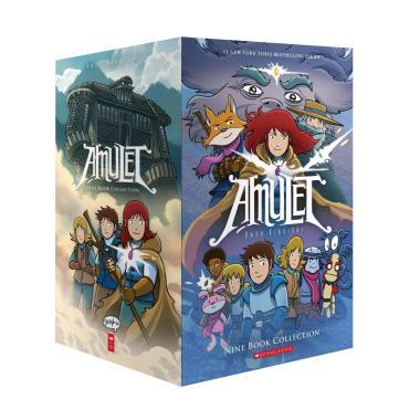 Amulet #1–9 Box Set by Kazu Kibuishi – Paperback cover