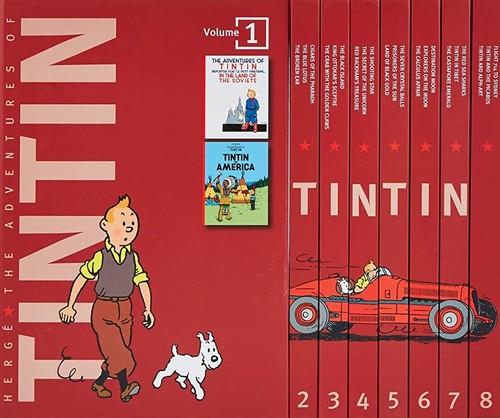 The Adventures of Tintin Complete Set - 8 Compact Hardcover Volumes cover