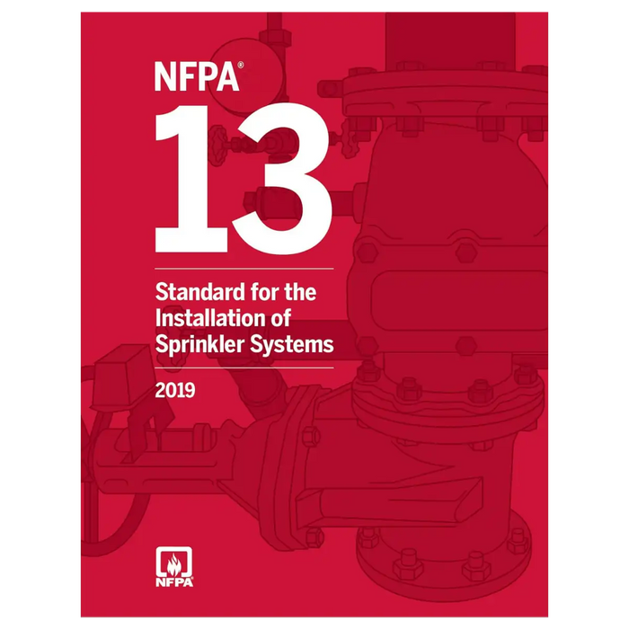 NFPA 13, Standard for the Installation of Sprinkler Systems, (2019 Edition - Paperback) book cover