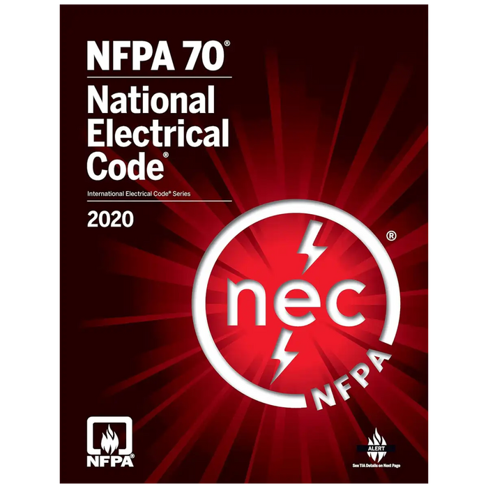 NFPA 70, National Electrical Code, 2020 Edition - Paperback book cover