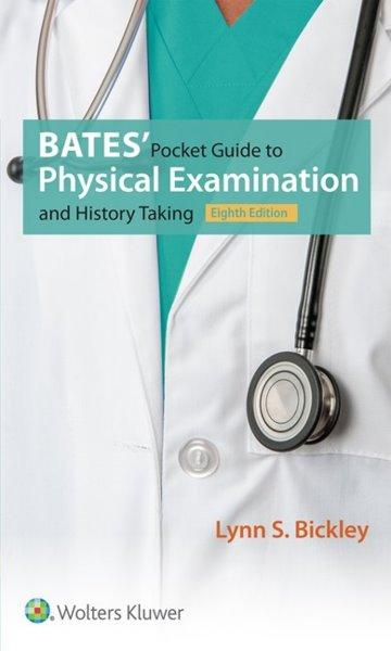 Bates' Pocket Guide to Physical Examination and History Taking, 8th Edition paperback cover