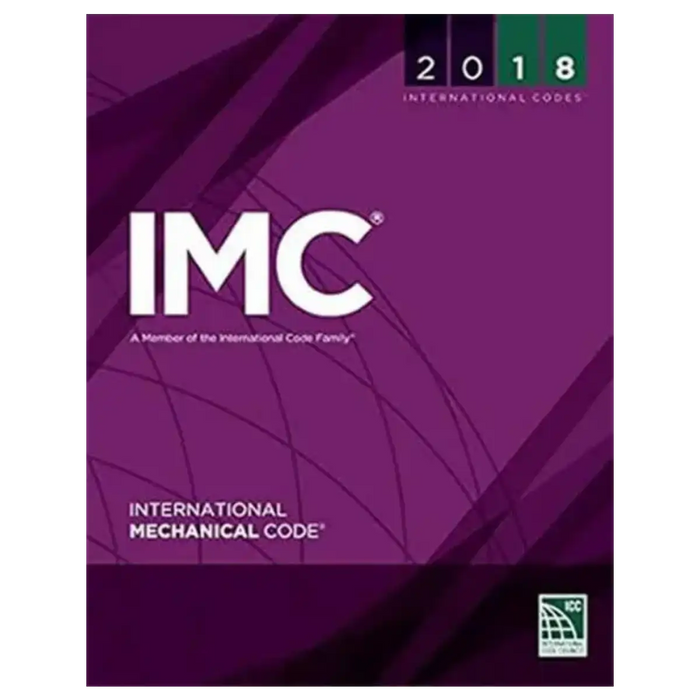 2018 International Mechanical Code (International Code Council Series) - Paperback book cover