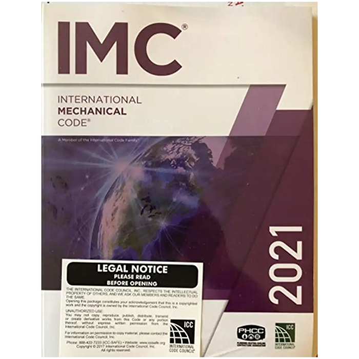 2021 International Mechanical Code (International Code Council Series) - Paperback book cover
