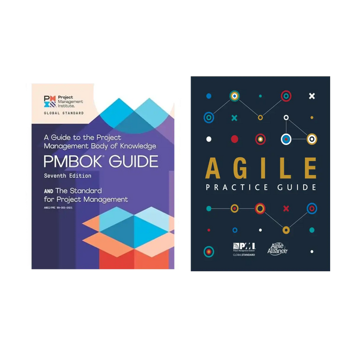 PMBOK Guide 7th Edition + Agile Practice Guide – Official PMI Project Management & Agile Combo Bundle book cover