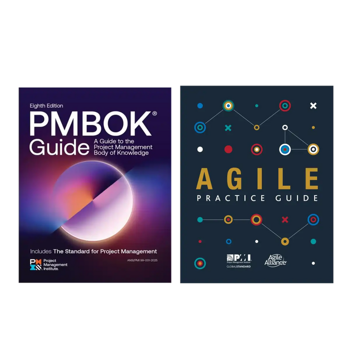 PMBOK Guide 8th Edition + Agile Practice Guide – Official PMI Project Management & Agile Combo Bundle book cover