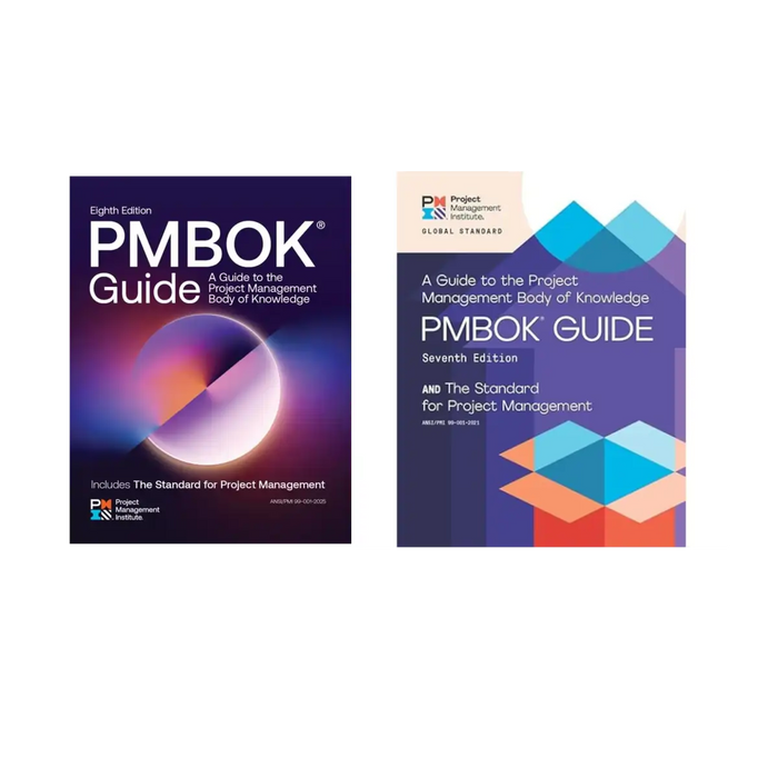 Combo of A Guide to the Project Management Body of Knowledge (PMBOK® Guide) ― 7th and 8th Edition (The Standard for Project