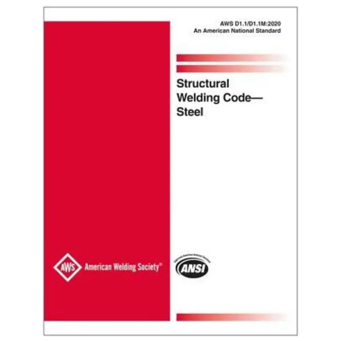 Aws D1. 1/d1. 1m AWS D1. 1/D1. 1M:2020, Structural Welding Code - Steel:2020, Structural Welding Code - Steel - Paperback