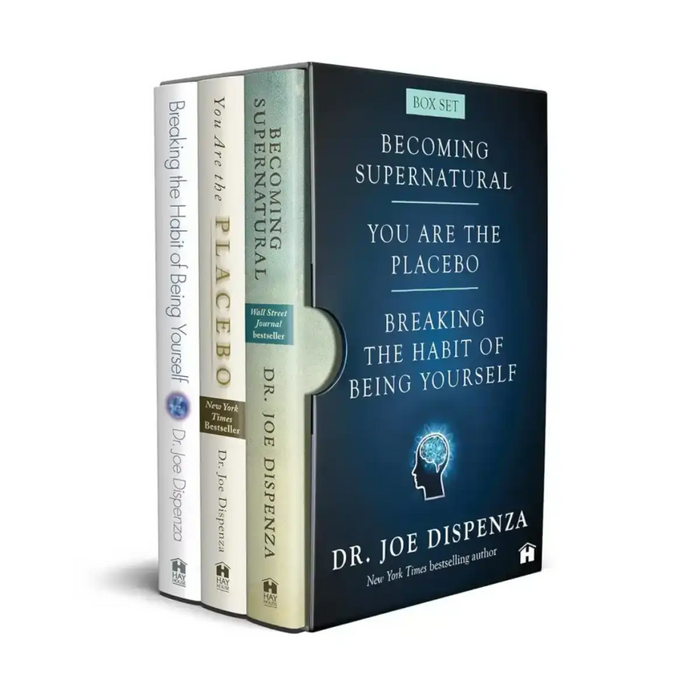 Dr. Joe Dispenza Box Set (Breaking the Habit of Being Yourself, You Are the Placebo, Becoming Supernatural) Paperback book