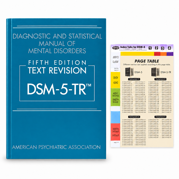 DSM-5-TR Hardcover with Loose Color-Coded Tabs