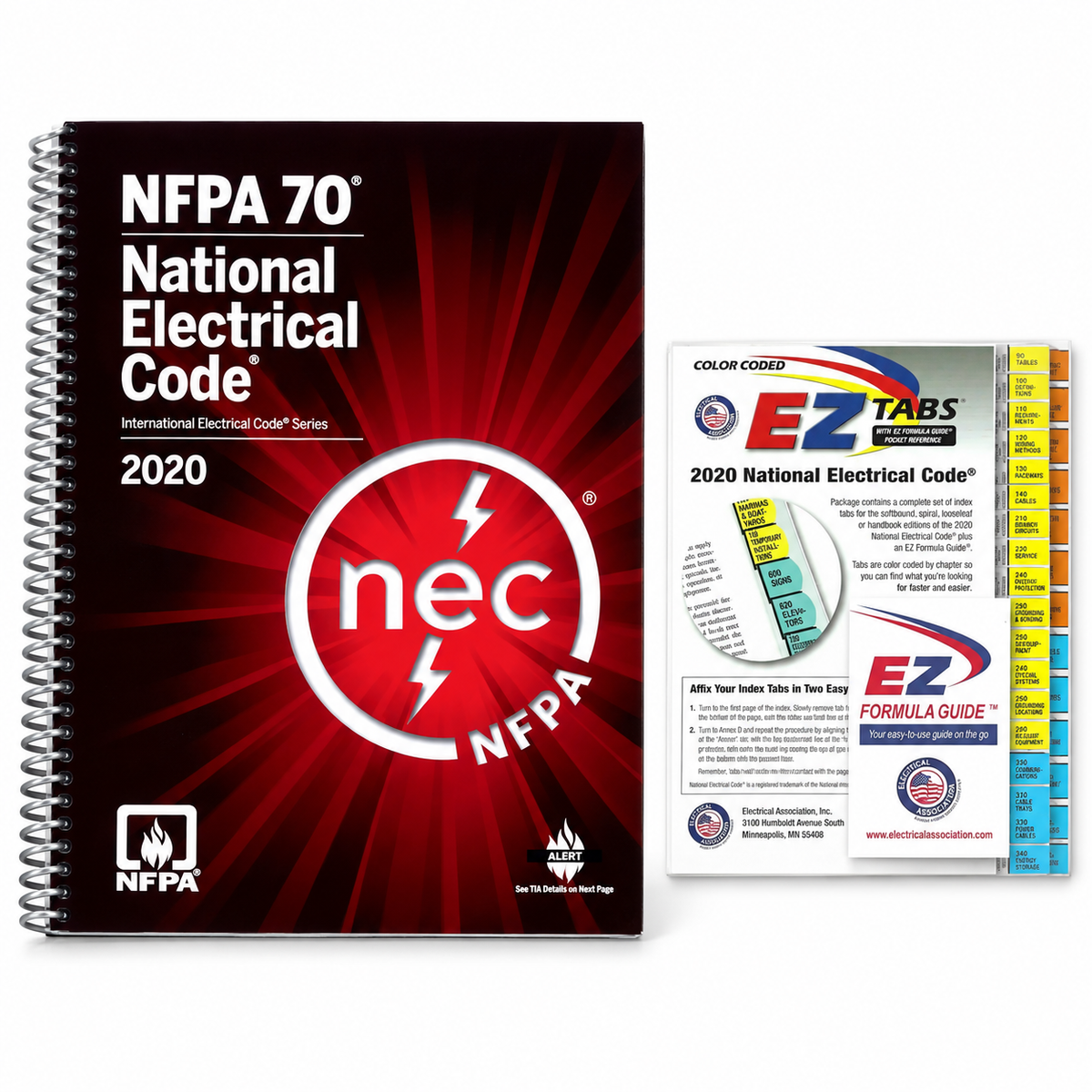 NEC 2020 Spiral Bound with Loose Index Tabs