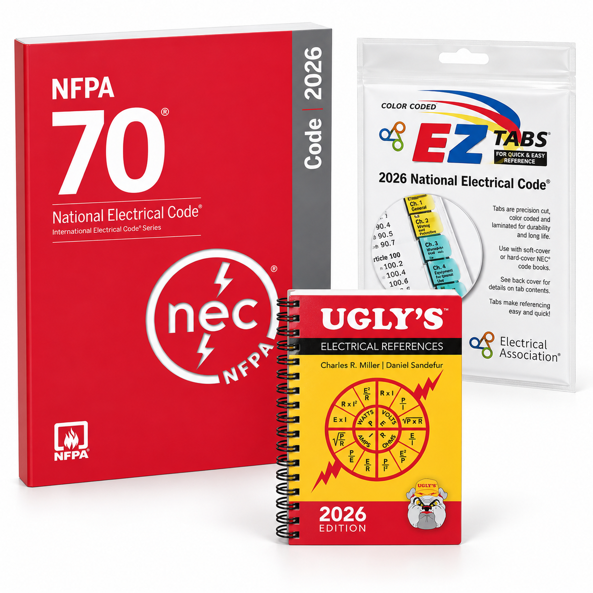 NEC 2026 Paperback with EZ Tabs & Ugly’s 2026