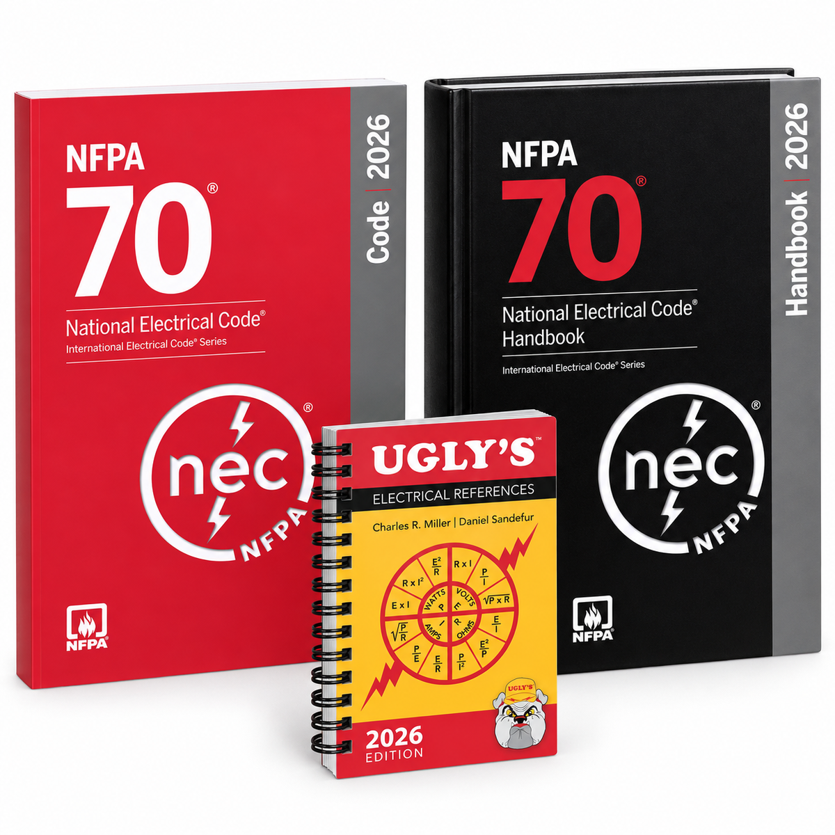 NEC 2026 Paperback with Ugly’s & Hardcover NEC Handbook